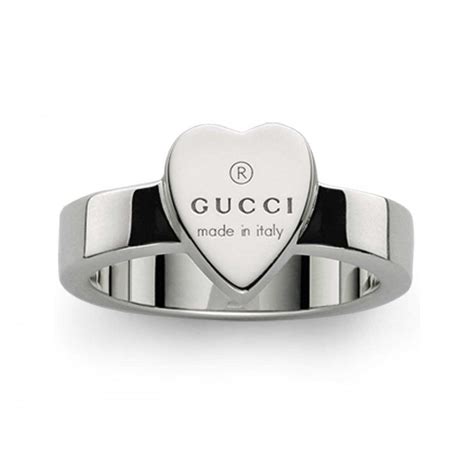 trademark gucci heart ring|gucci trademark ring in gold.